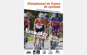 CHAMPIONNAT NATIONAL DE CYCLISME FCD EN BRETAGNE A CALLAC LE 27 JUIN 2015