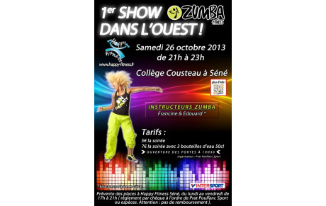 1er SHOW ZUMBA DANS L'OUEST