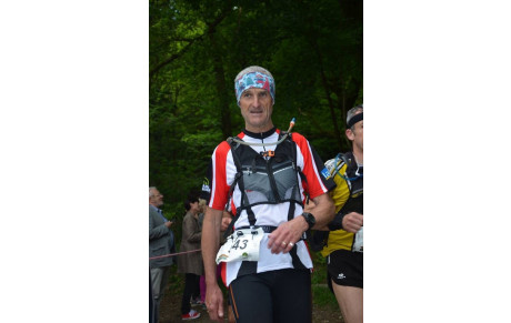 Le Trail de Guerlédan avec gille guillemot du Cslg vannes.