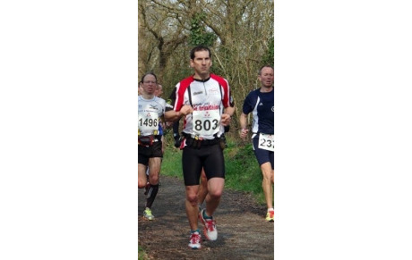 Trail de Tréfléan avec David.